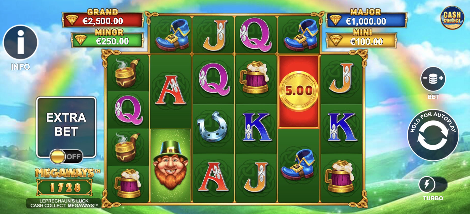   Leprechauns Luck Cash Collect MegaWays Christmas  Playtech Origins  Gizbo casino